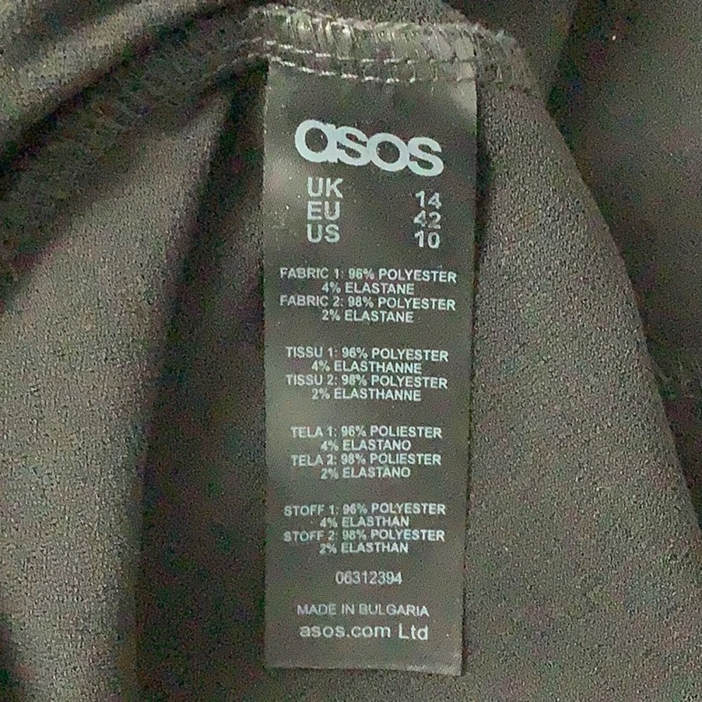 ASOS~ Classic Black Dress - Picture 8 of 12